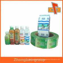 Rolls form pvc shrink wrap labels for tube/bottle/bettery packaging